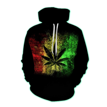 Load image into Gallery viewer, Jamaica &amp; Weed Hoodie
