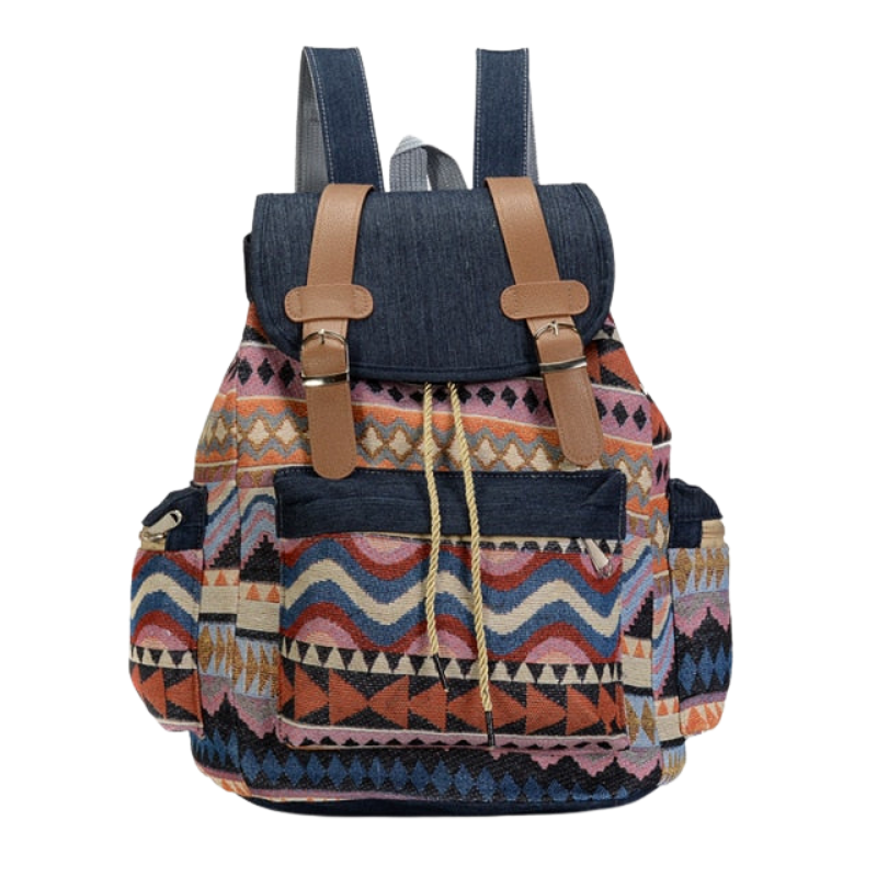 African Vintage Backpack