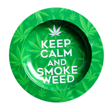 Load image into Gallery viewer, Keep Calm &amp; Smoke Weed Ashtray
