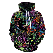 Load image into Gallery viewer, Casual Abstract Colorful Hoodie
