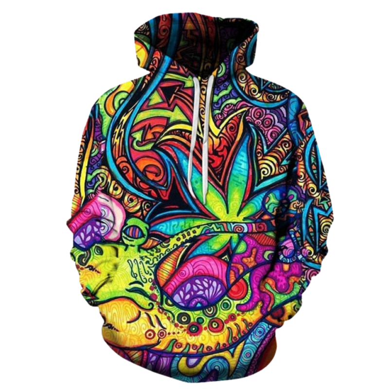 Colorful Trippy Hoodie