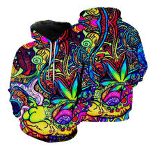 Load image into Gallery viewer, Colorful Trippy Hoodie
