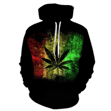 Load image into Gallery viewer, Jamaica &amp; Weed Hoodie
