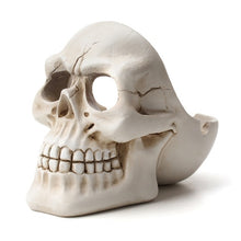 Load image into Gallery viewer, Vintage Skull Ashtray - Black &amp; White
