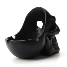 Load image into Gallery viewer, Vintage Skull Ashtray - Black &amp; White
